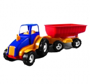 Дитячий іграшковий трактор з причепом