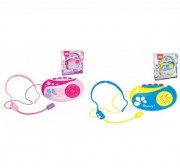 Детское игрушечное радио с микрофоном и наушниками