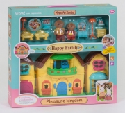 Будиночок для ляльок "Щаслива сім'я" з тваринами із флоксу