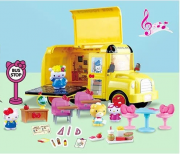 Ігровий набір Hello Kitty шкільний автобус