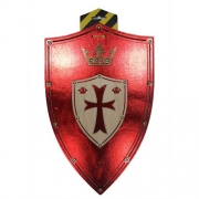 Іграшковий дерев'яний щит "Червоний з хрестом"