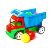 Іграшкова вантажівка "Алекс" з кульками