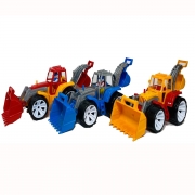 Іграшковий трактор із двома ковшами в асортименті
