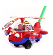Игрушка каталка на палке "Вертолет"