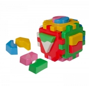 Игрушка куб "Умный малыш Логика-сортер 1"