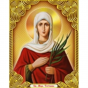 Картина алмазами с подрамником икона "Св. Мученица Татьяна"