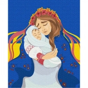 Картина по номерам "Мама Украина"
