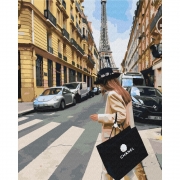 Картина по номерам "Неделя моды в Париже. Tany Moko"