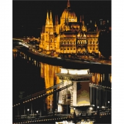 Картина за номерами "Нічний Будапешт"
