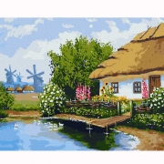 Картина за номерами "Українська садиба"