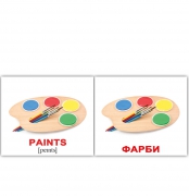 Карточки Домана мини украинско-английские "Игрушки/Toys"