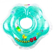 Круг для купания младенцев  BABY   "Floral Aqua"   Kinderenok