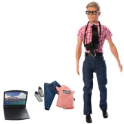 Лялька DEFA "Кен з фотоапаратом і ноутбуком"