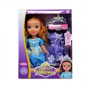 Лялька принцеса з сукнею і короною