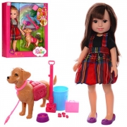 Кукла с собакой и аксессуарами