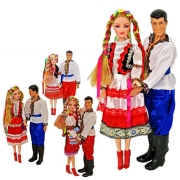 Ляльки в національному Українському одязі "Оксана та Іван"