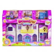 Ляльковий будиночок з ляльками і меблями