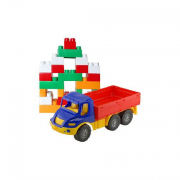 Детский бортовой грузовик "Атлантис" с конструктором "Беби-Блок"