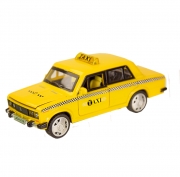 Металлическая модель жигули 2106 такси "Автопром"