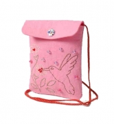 Набор для творчества сумочка из фетра розовая "Птичка"