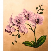 Набор для вышивки бисером "Розовая орхидея"