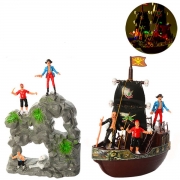 Набор игровой "Корабль пиратов" с пещерой