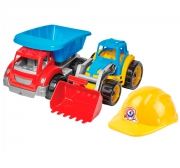 Набор игрушечных машин "Юный строитель"