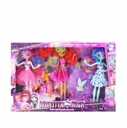 Набір ляльок Monster High 3 героя