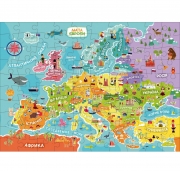 Пазл "Карта Європи" українською мовою
