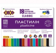 Пластилін CLASSIC 18 кольорів