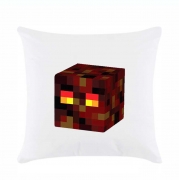 Подушка Minecraft "Лавовый куб"