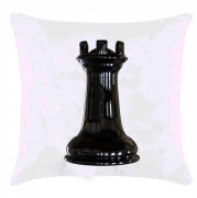 Подушка для шахіста "Чорна тура"
