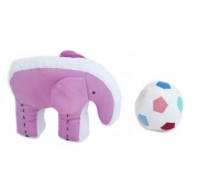 Подушка игрушка "Слон и Мяч"