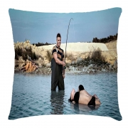 Подушка с 3Д принтом для рыбака "Хороший улов"