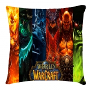 Подушка с 3Д рисунком "World of Warcraft"