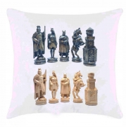 Подушка шахові фігури "Лицарі"