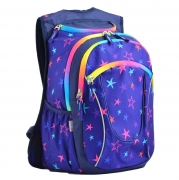 Рюкзак молодёжный синий со звёздами