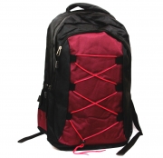 Рюкзак з червоними вставками