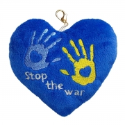 Сердце - брелок "Остановить войну"