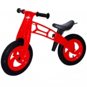 Велобег с надувными шинами  Cross bike красный