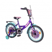 Велосипед 2-х колесный TILLY Glow purple+azure 18"