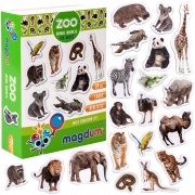 "Зоопарк"  Набор магнитов для раннего развития