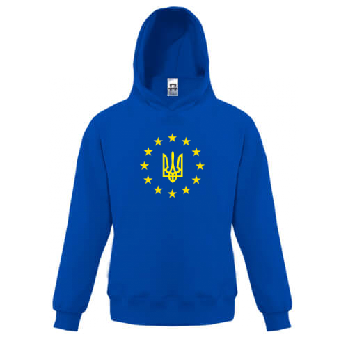 Детская толстовка с гербом Украины - ЕС