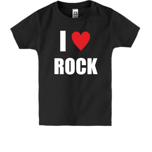 Дитяча футболка  I love Rock