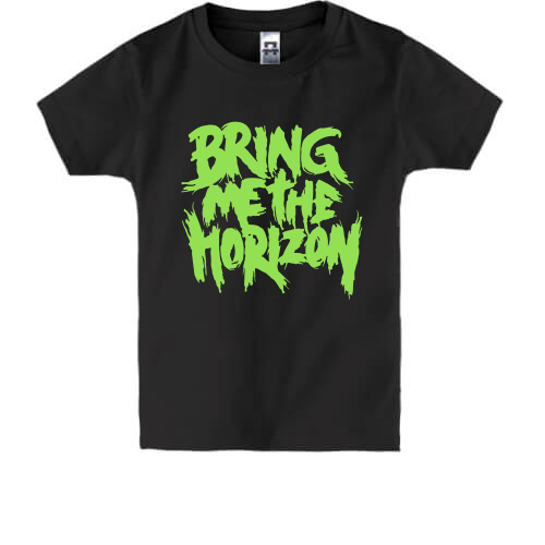 Детская футболка Bring me the horizon green