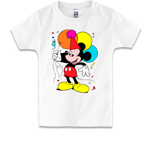 Детская футболка Мики День Рождения2