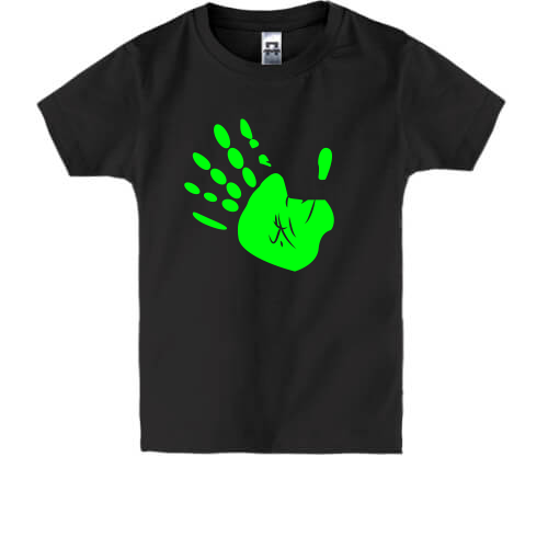 Детская футболка с рукой