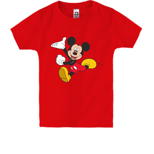 Детская футболка Бегущий Мики Маус