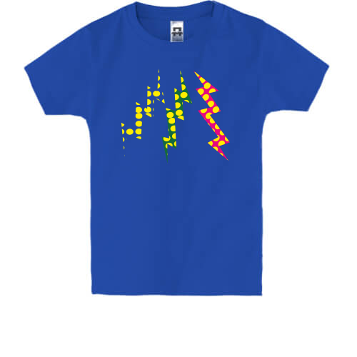 Дитяча футболка Шелдона з блискавками