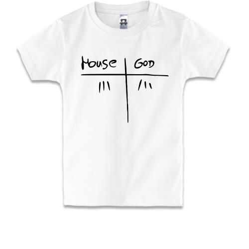 Детская футболка House VS God